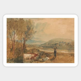 Lulworth Castle, Dorset by J.M.W. Turner Sticker